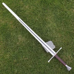 Medieval swords Sales -Medieval swords Sales anderhalfhander darren bot bruin leer 1