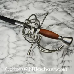 Hanwei Duitse Rapier Met Gedraaide Mand -Medieval swords Sales duitse rapier met gedraaide mand 3