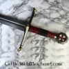 Tempelierszwaard Met Leeuwenkoppen -Medieval swords Sales tempelierszwaard met leeuwenkoppen