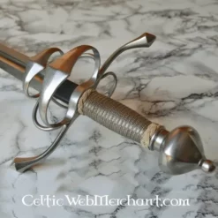Medieval swords Sales -Medieval swords Sales zijzwaard met staaldraad grip 1